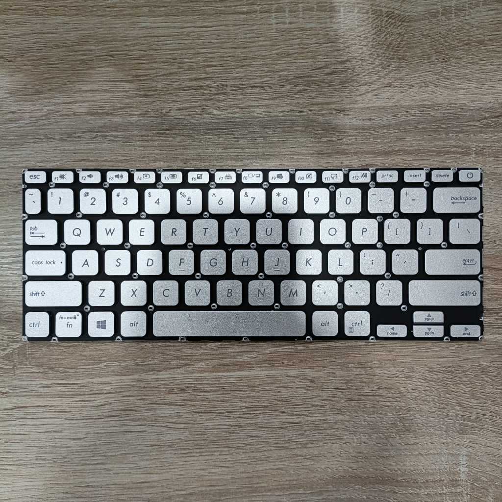 Keyboard Laptop Asus A409 A409M X409 A416 A416M A416MA A416MAO A416JX (BACKLIGHT) Silver