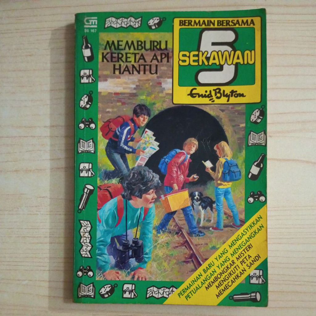 BUKU BERMAIN BERSAMA 5 SEKAWAN MEMBURU KERETA API HANTU OLE ENID BLYTON