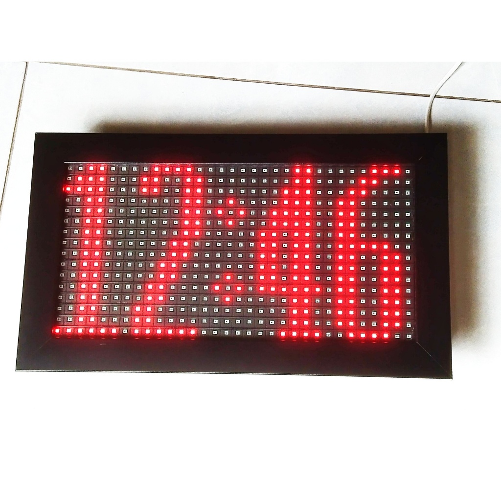 Jam jadwal sholat digital / jam masjid / jam sholat 1 warna