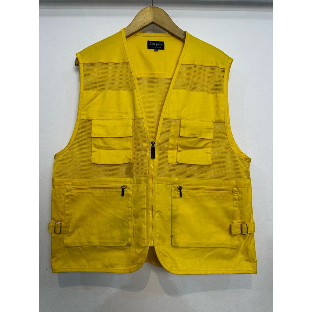 rompi vest second tactical multipocket proyek mancing safety 028