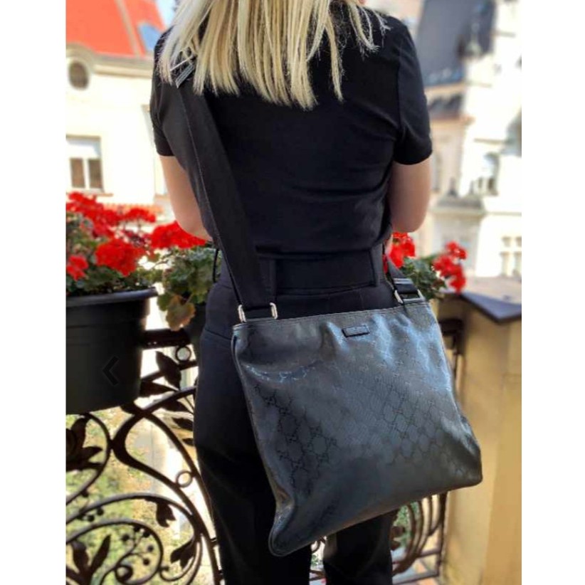 Tas GC Hitam Ori GG Imprime Unisex (VVGC)