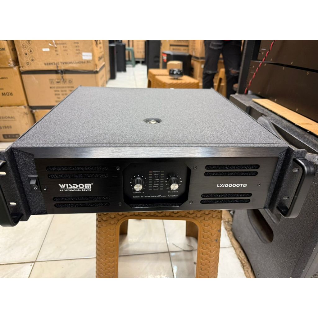 Power Amplifier Wisdom LX10000TD LX 10000 TD LX10000 TD 2