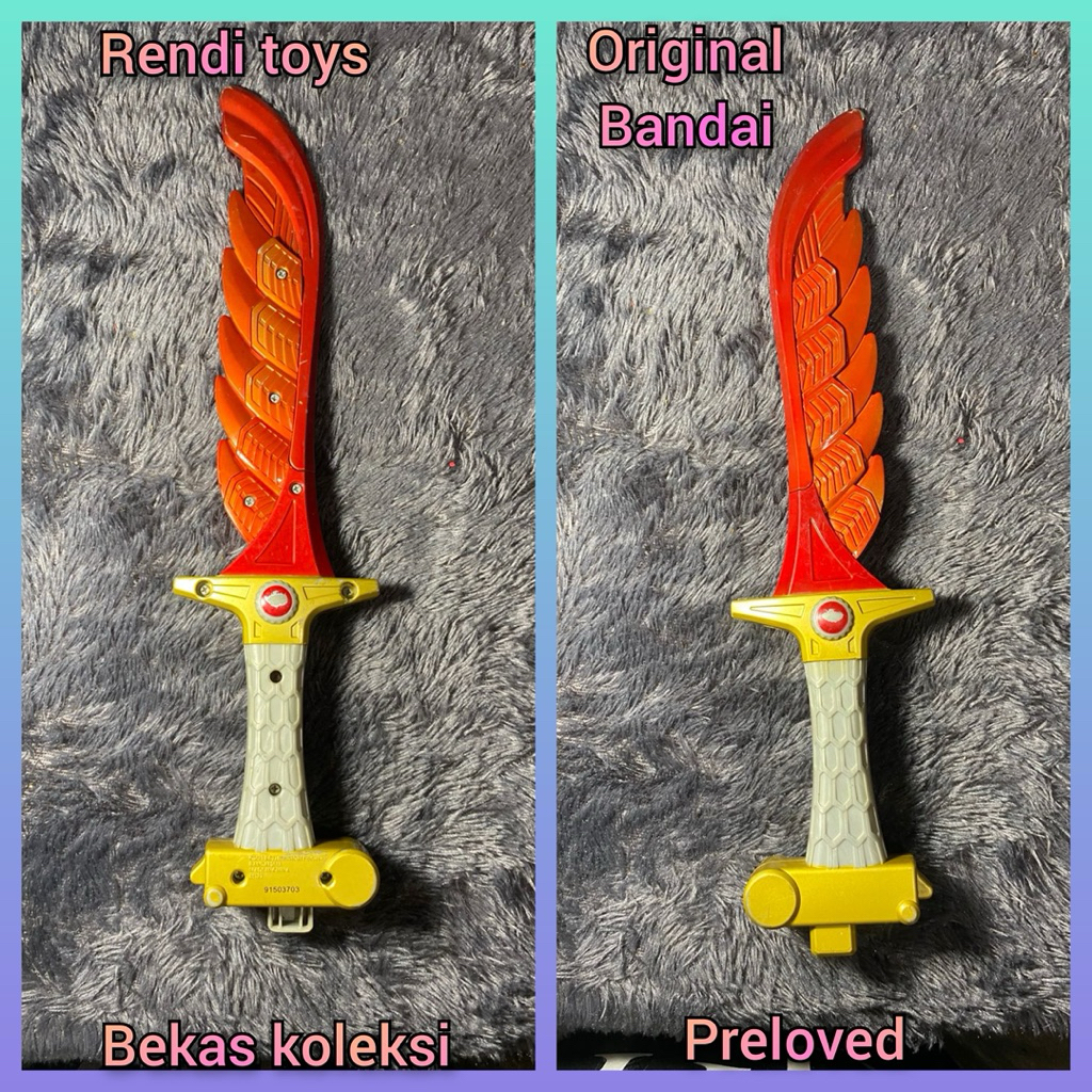 DX Helios Bima X Original Bandai | Pedang Bima X Bandai | Bekas Koleksi | Rendi Toys