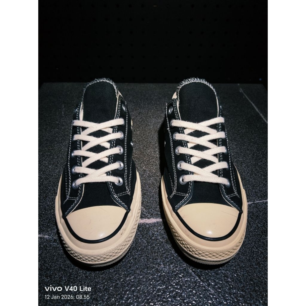 ConvesCT 70’s Low Black White size 40 insole 25,5 (second)