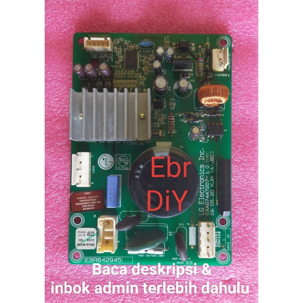 Ebr8429  4533  Ebr8429 4533  Ebr842945  Bmg089nhmv  Modul freezer lg inverter  Modul freezer inverte