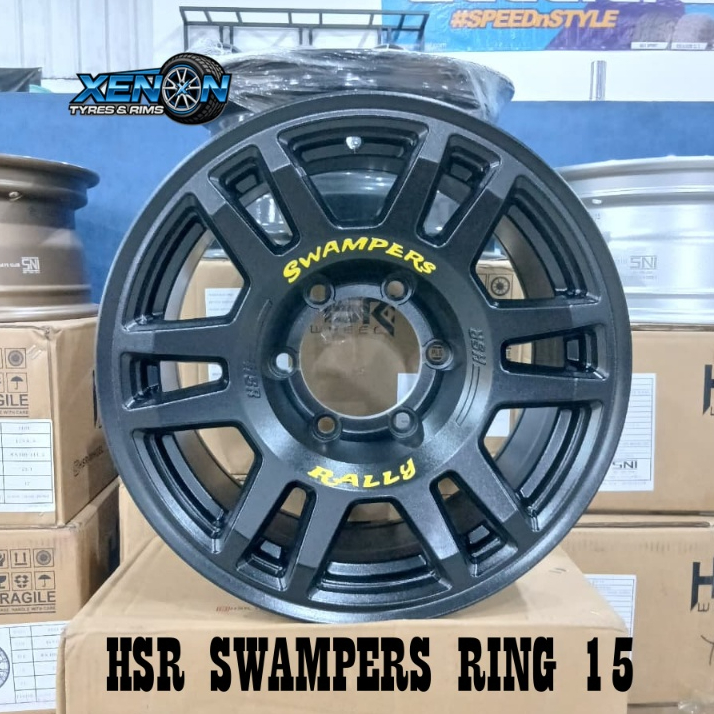 Velg offroad HSR Ring 15 untuk mobil pregio triton pajero fortuner blazer strada