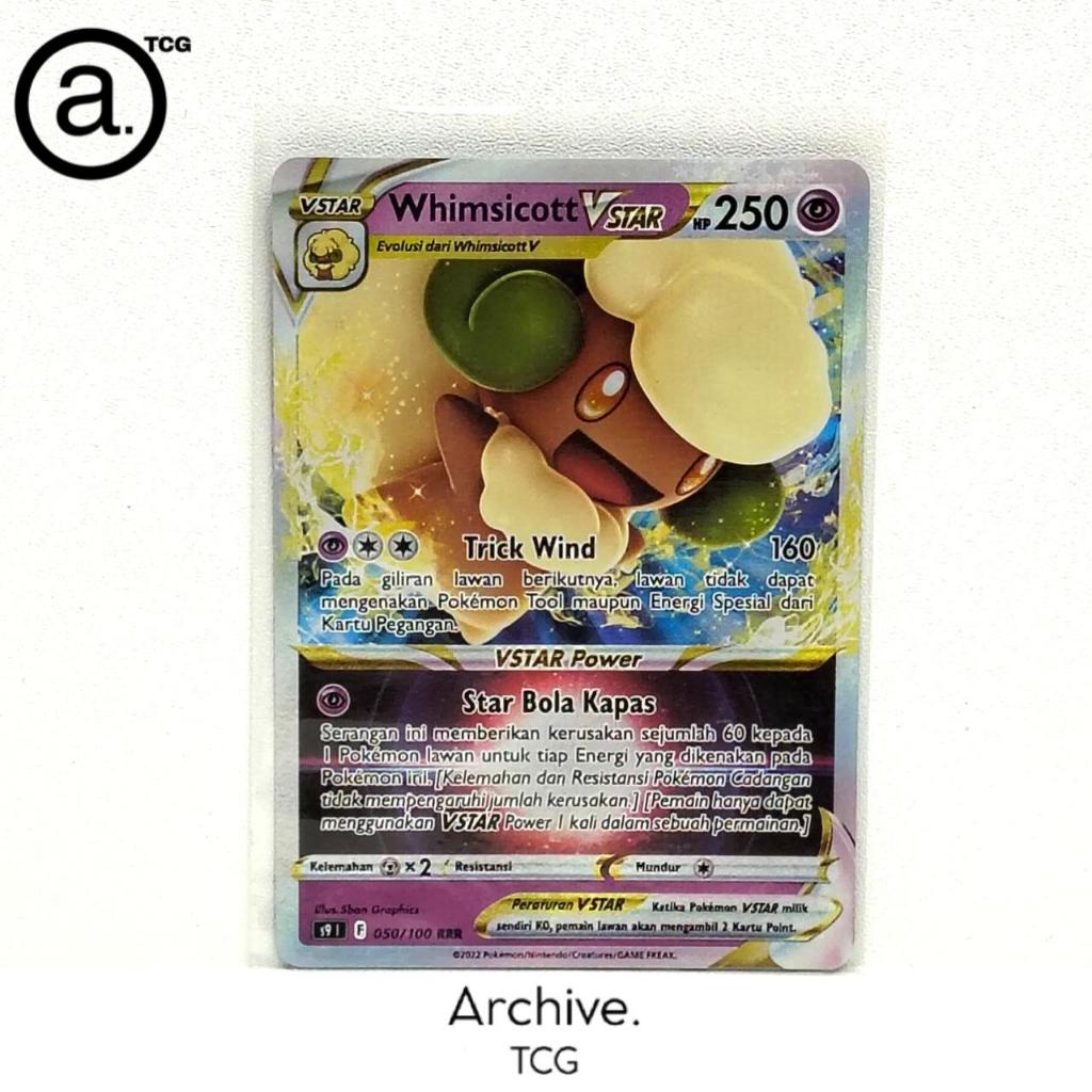 Whimsicott Vstar (050/100) Pokemon Indonesia ~ Star Birth S9