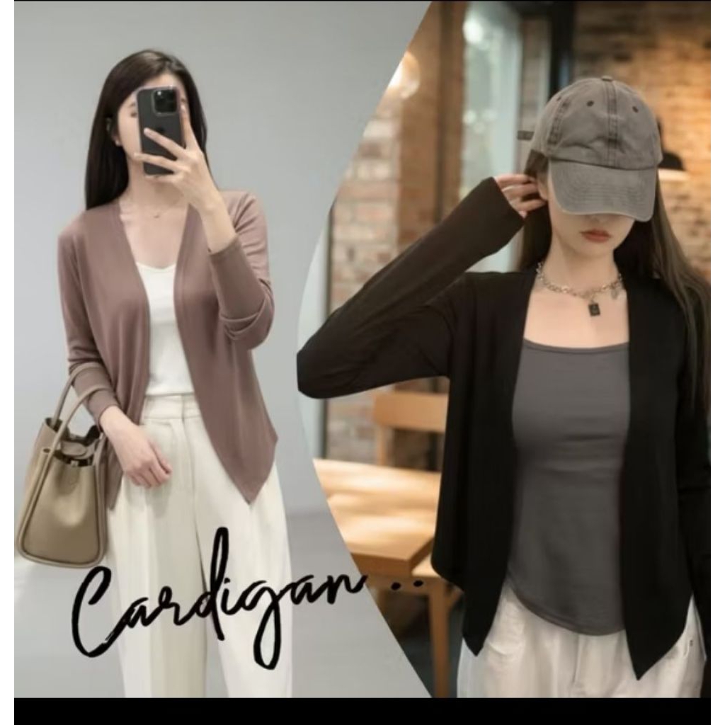 Florina Fashion - Baju wanita Cardigan Knit Maya Baju Cardigan Gaya Korea