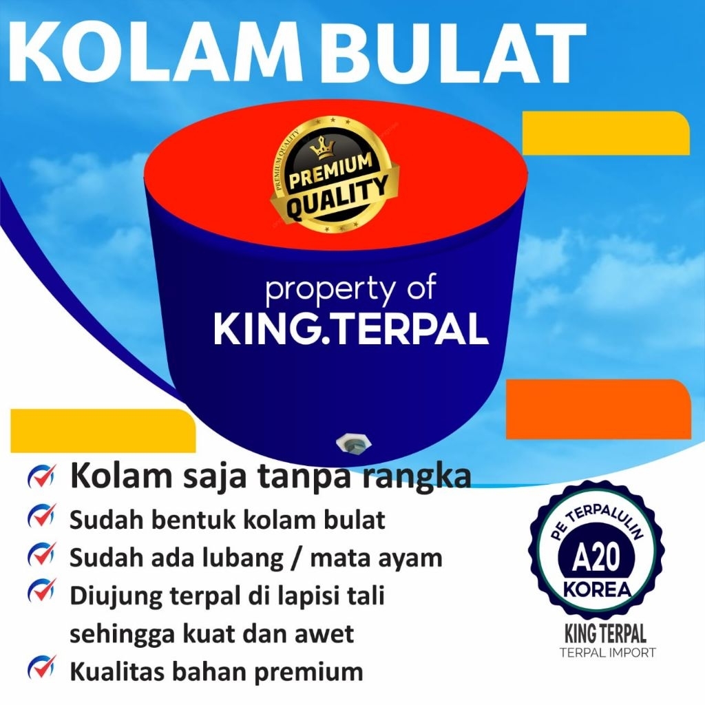 Kolam Terpal A20 D4 T125