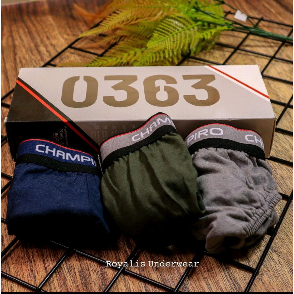 CD Pria Champiro C.0363-CPakaian dalam pria model brief (isi 3 pcs)