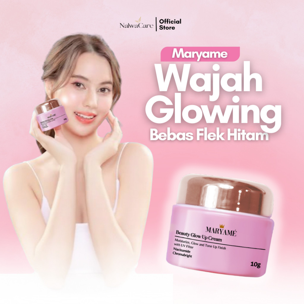 Maryame Beauty Glow Up Cream Krim Siang Day Cream UV Filter BPOM