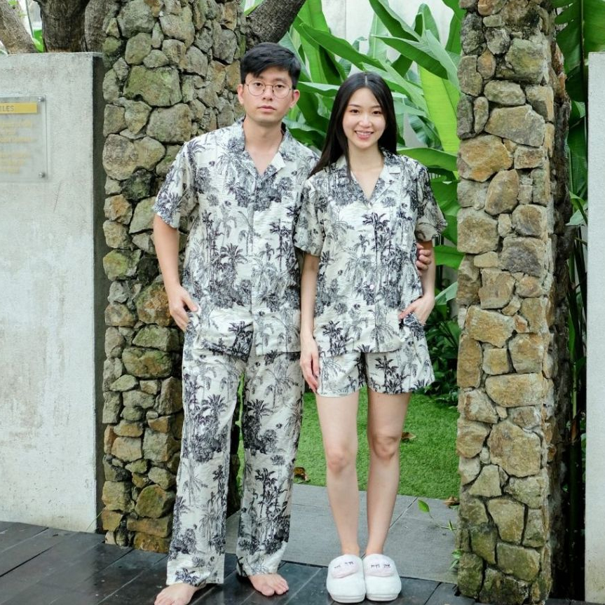 Cielyn | Rayon Premium | Raven Collection | Setelan Piyama Couple