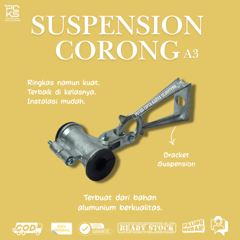 Suspension Corong ADSS Aksesoris Tiang Fiber Optik