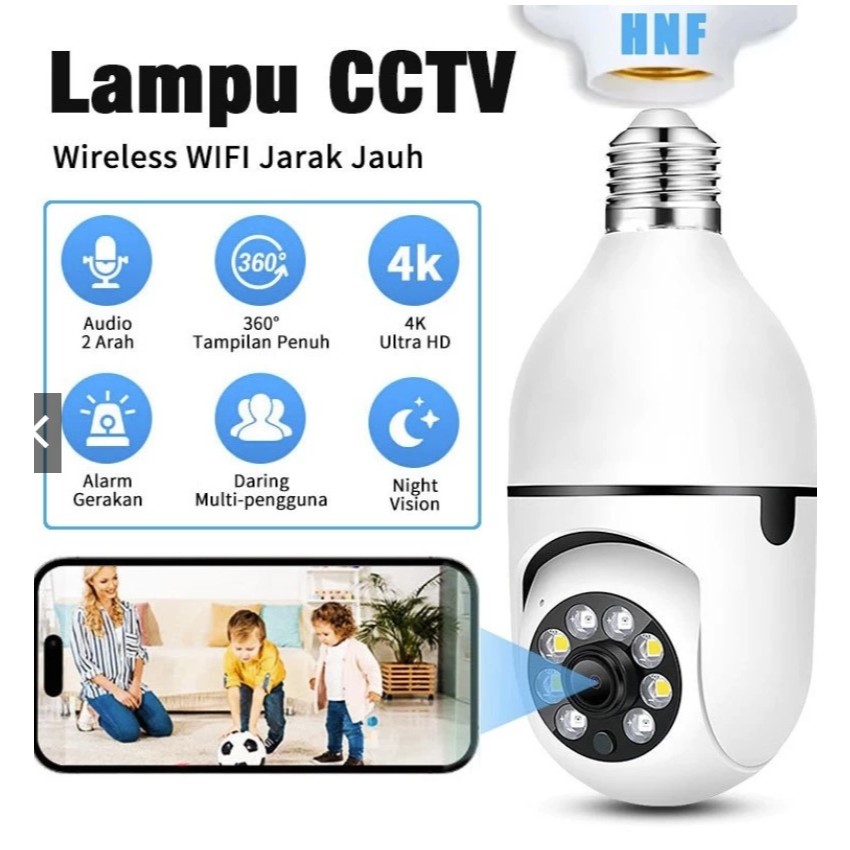 Cctv bohlam 360 kamera cctv