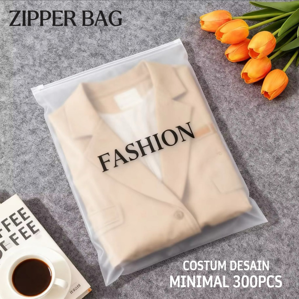 FACKING BAJU,zipper,plastik sablon,kemasan baju,plastik baju,plastik murah