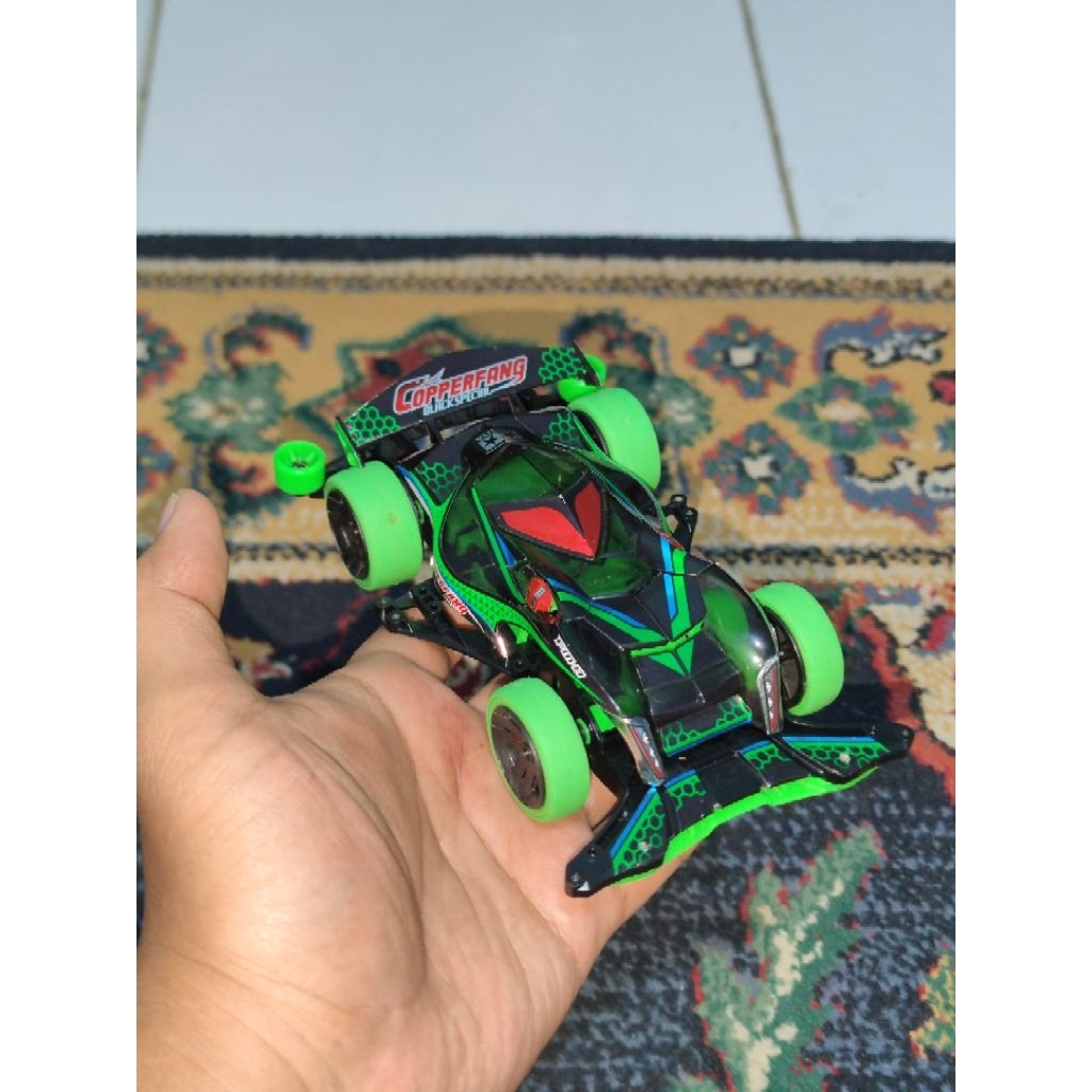 TAMIYA COPPER FANG BLACK SPECIAL FMA CHASSIS PC-ABS SECOND GOOD