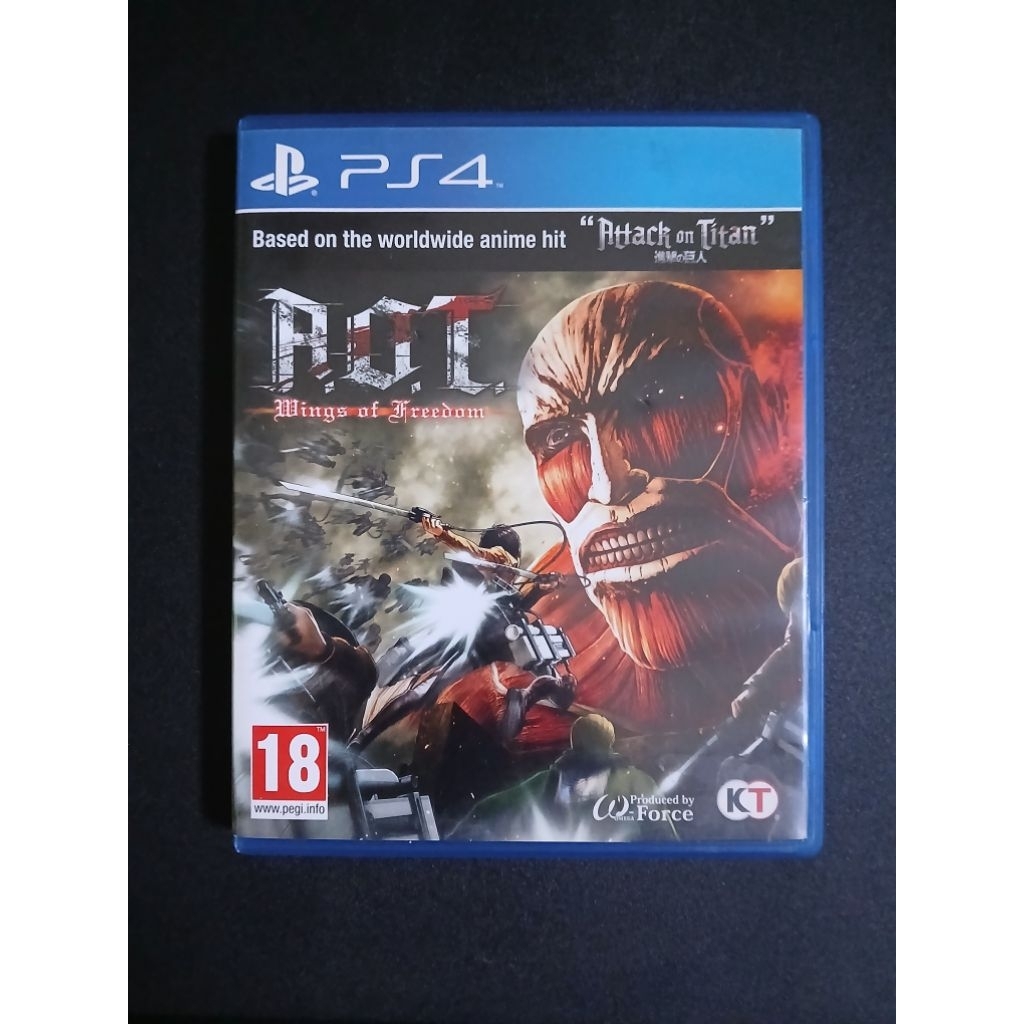 BD PS4 Attack on Titan (ENGLISH) Langka Reg 2 kaset ps 4 game games AOT