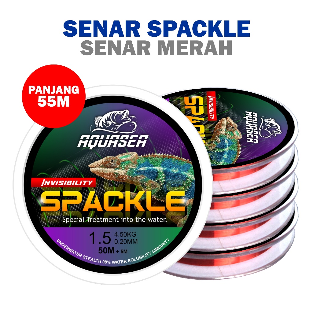 PETUALANGAN PANCING Senar Pancing Merah Nilon  Memancing Pancing Ikan  Spackle Bunglon Senar  Nilon
