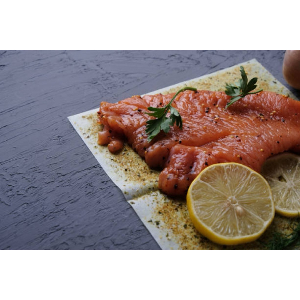 [FOOD PREP] Norwegia Salmon Fillet Dry Rub Marinasi 100-150g
