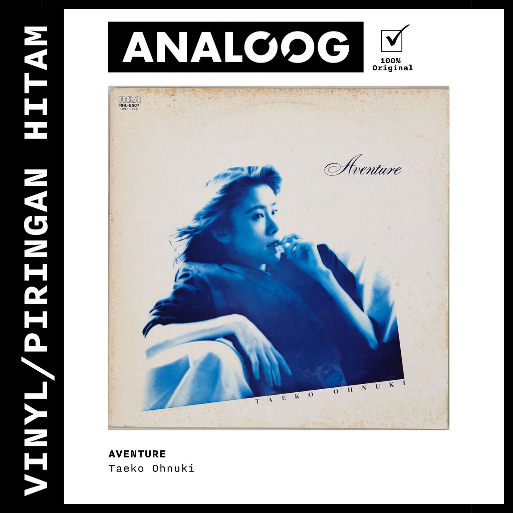 (VINYL/PIRINGAN HITAM) TAEKO OHNUKI - AVENTURE.
