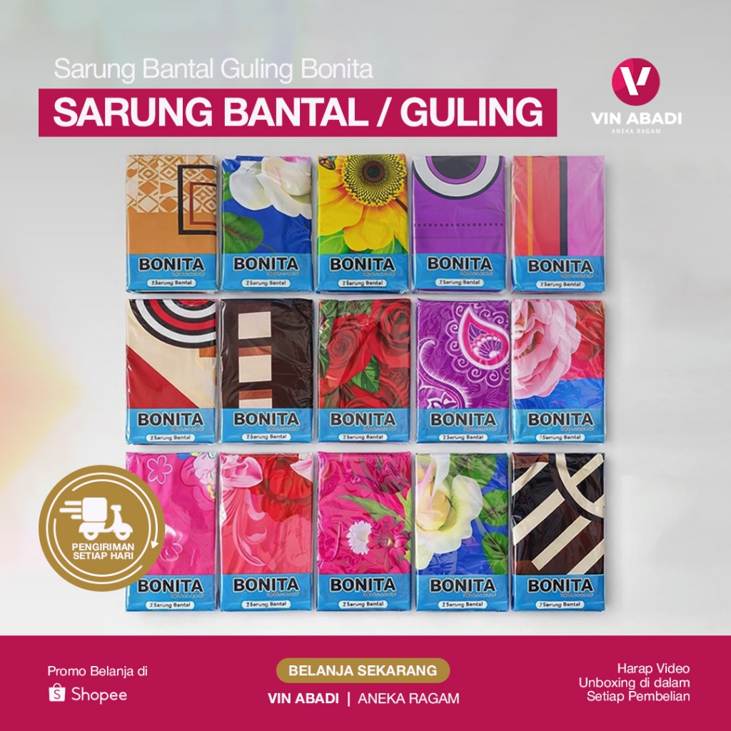 Sarung Bantal dan Guling / Bonita / Bagus
