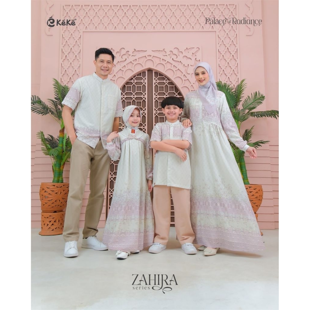 HB-[READY] SARIMBIT ZAHIRA IVORY TERBARU 2026 | SARIMBIT KEKE TERBARU 2026 | SARIMBIT SET KELUARGA K