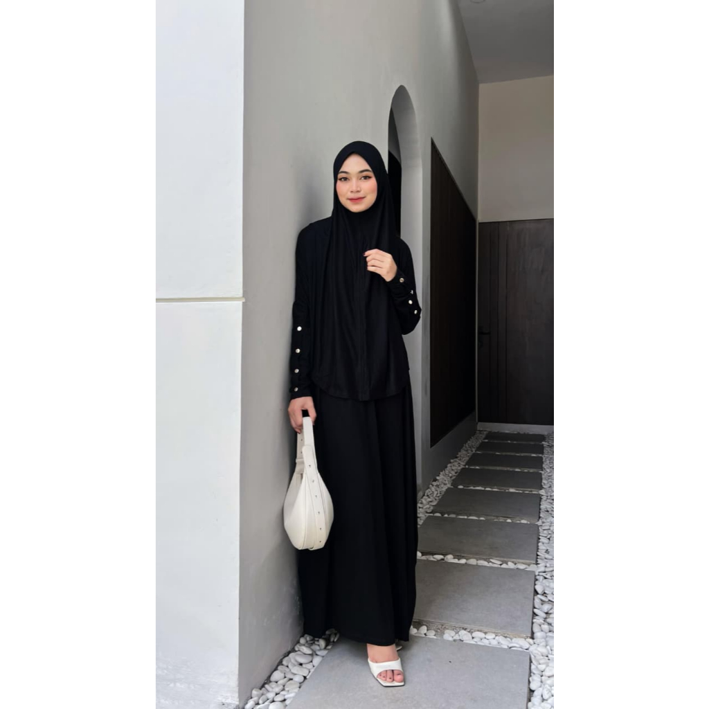 SET KHIMAR-GAMIS UMROH-DRESS UMROH-SET GAMIS HIJAB