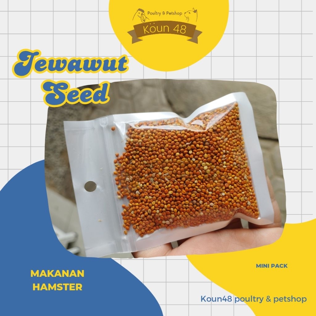 Snack Hamster Jewawut seed Biji kunyit otek otek
