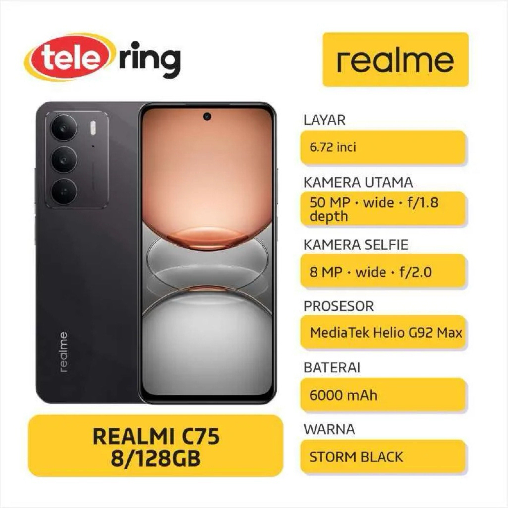 REALME C75 smartphone stylist