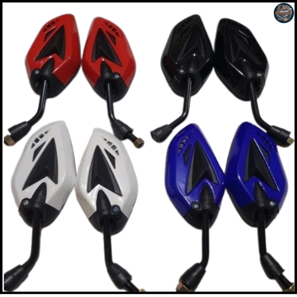 KACA SPION GMA MERAH SEPASANG SPION MOTOR UNIVERSAL SPION GMA ORIGINAL ACCESORIES MOTOT MURAH