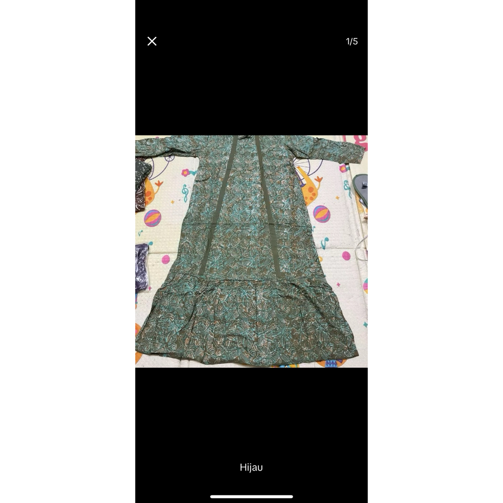 Daster Huza tangan panjang ukuran standar,ld 110