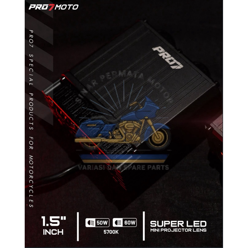 PRO7 MP2FX MP.2FX MINI PROJIE LASER LED BILED PROJECTOR 50/80 WATT
