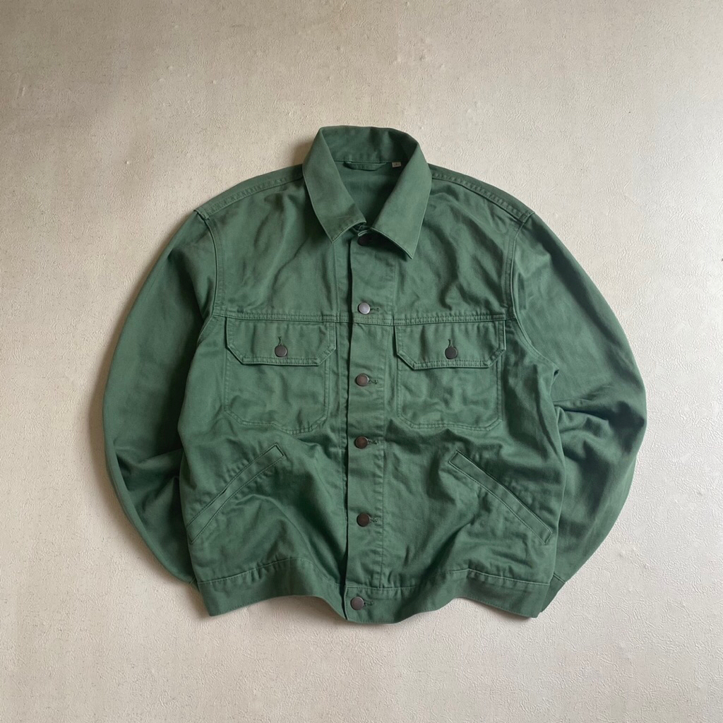 uniqlo u trucker canvas