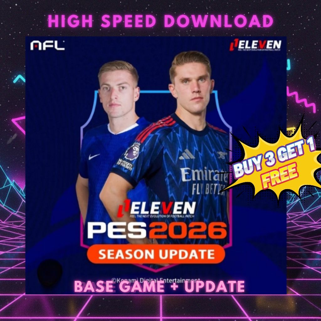 EFOOTBALL PES 2026 | Eleven Patch Update Summer Edition | Game PS4 HEN Digital ( Format PKG ) | Full