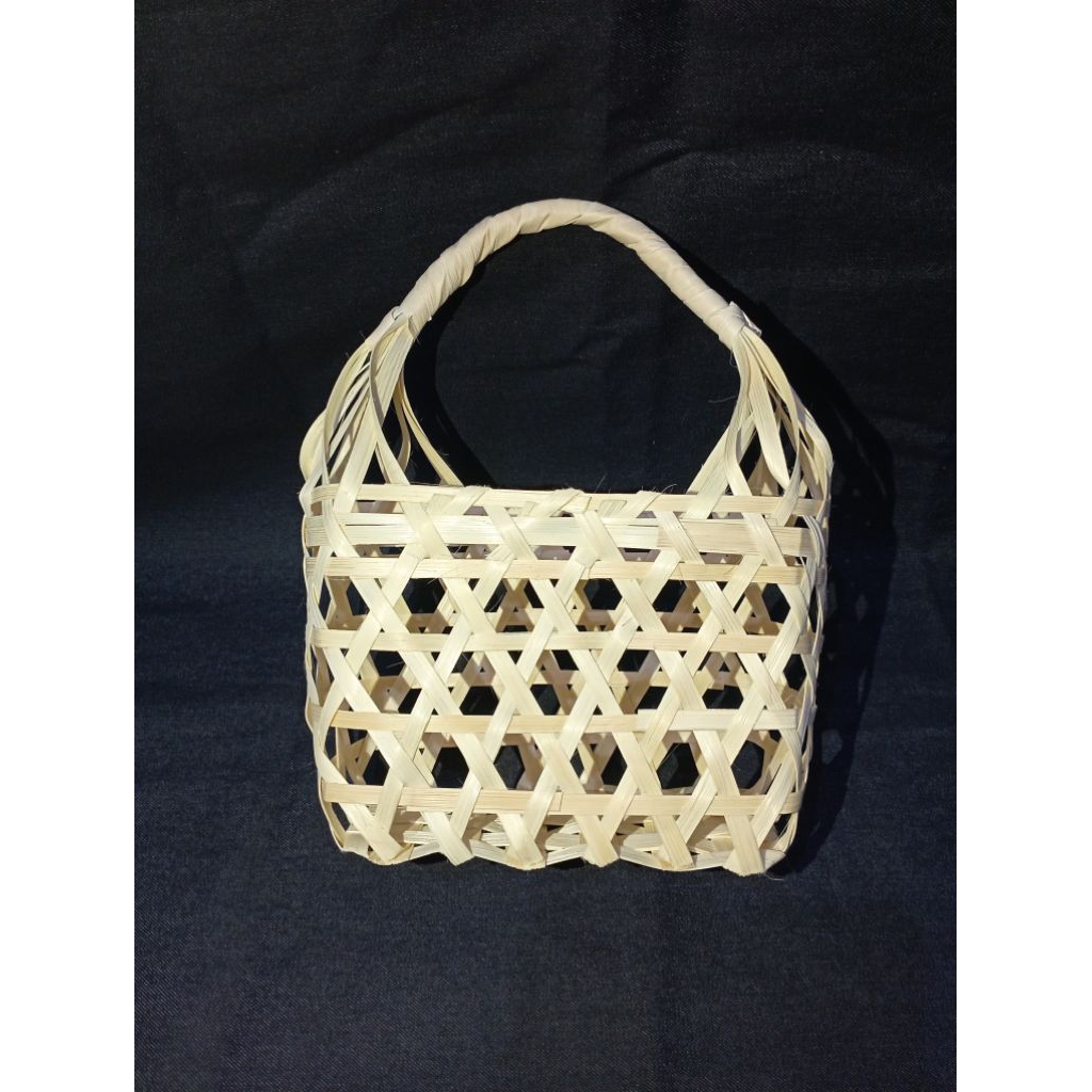 Tas Anyaman Bambu 20x10x15