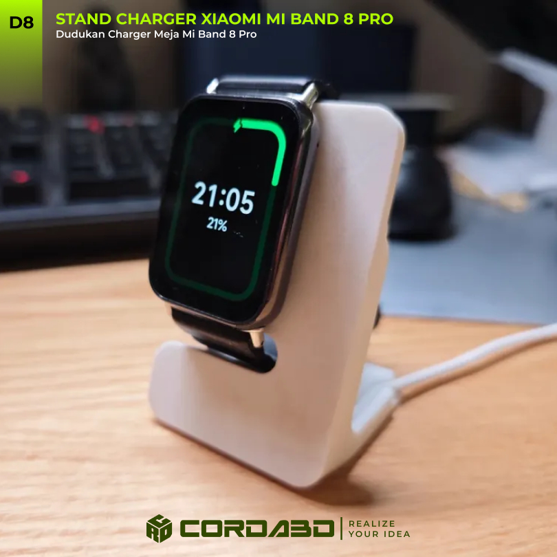 Stand Charger Xiaomi Mi Band 8 Pro - Dudukan Charger Meja Mi Band 8 Pro