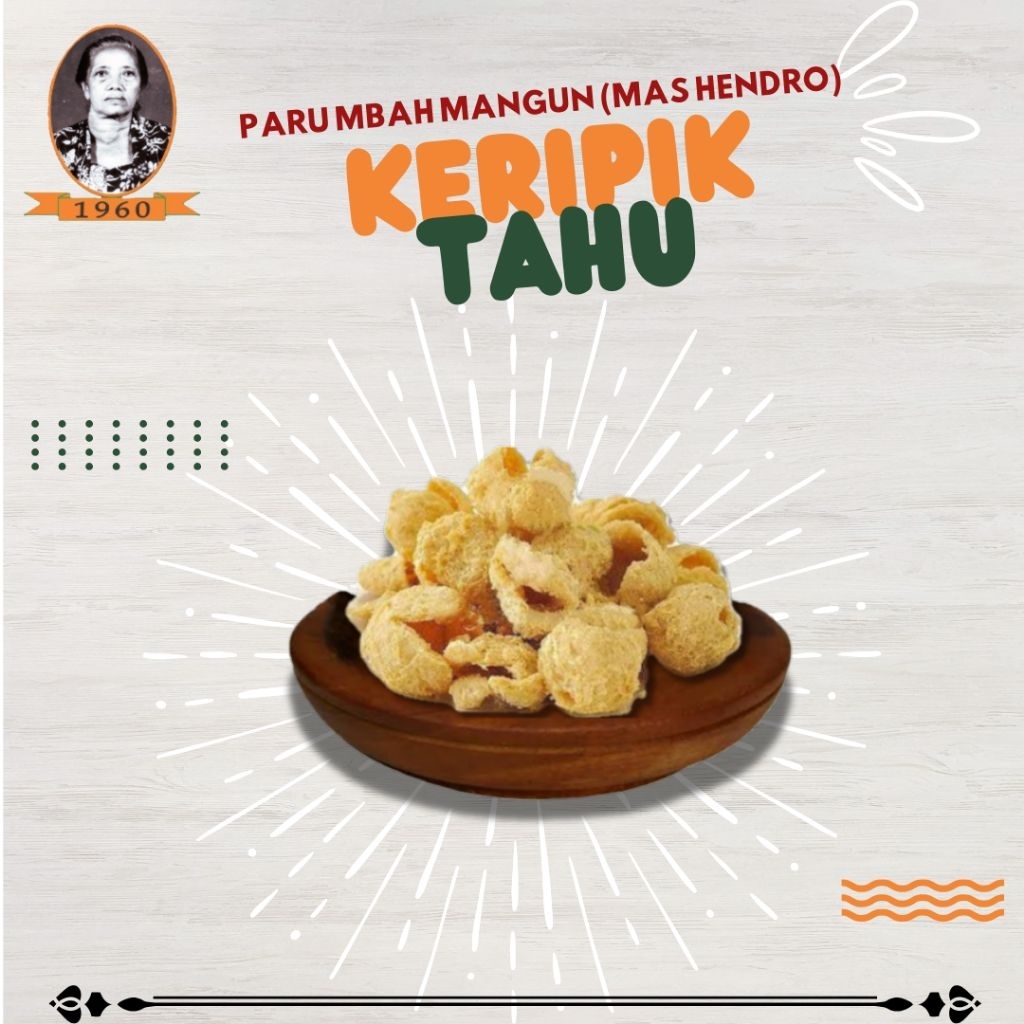 Mbah Mangun Keripik Tahu (250gr)