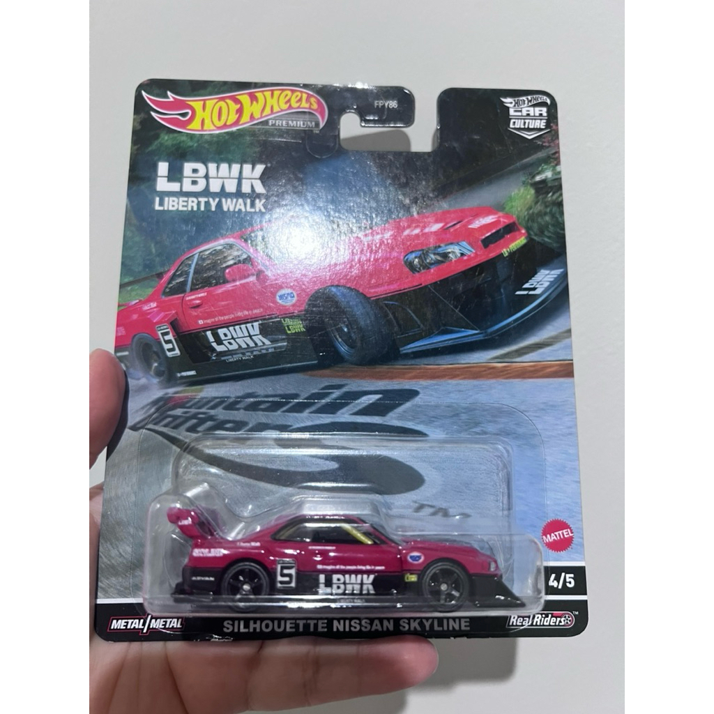 hotwheels premium nisaan skyline lbwk