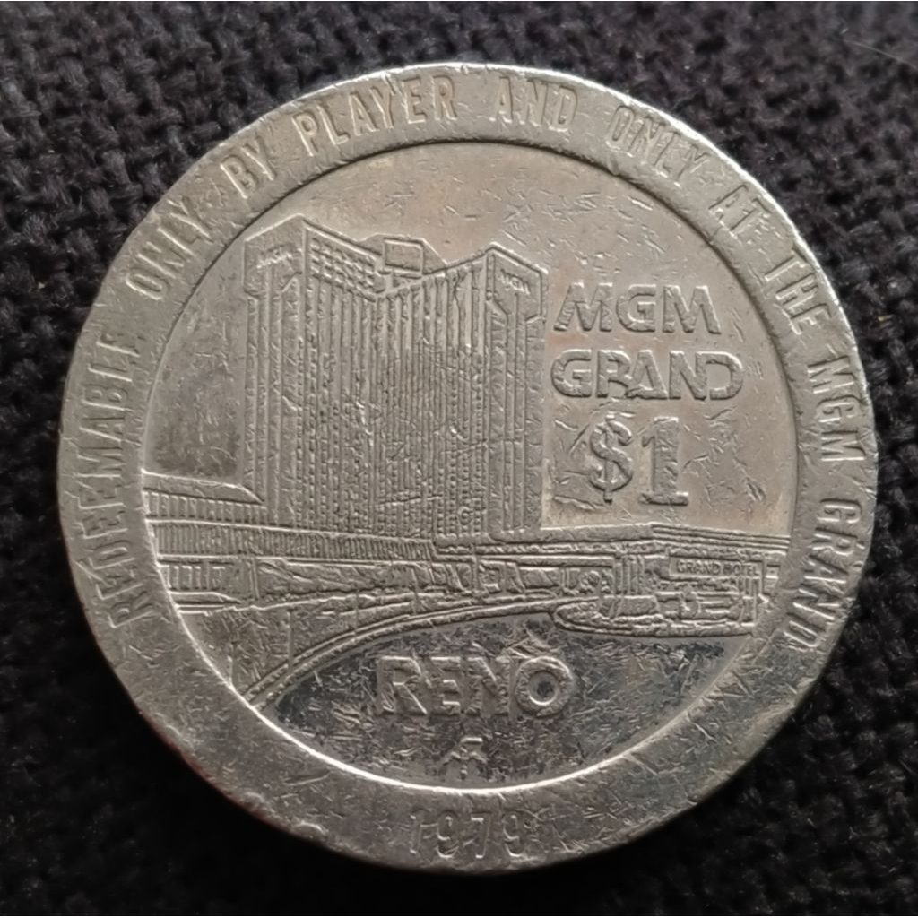 Koin Token Kasino 1 Dollar Reno Nevada Amerika Serikat 1979