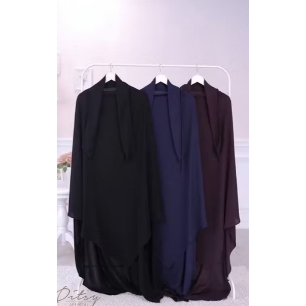 ditsy shameena raisin french khimar size long