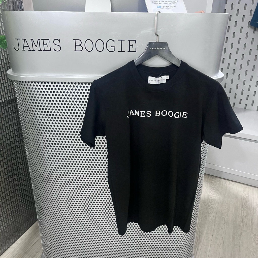 tshirt baju JAMES BOOGIE blooming black