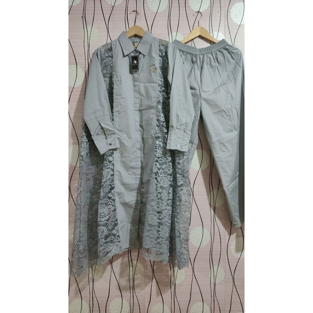 SETCEL LAQASHA ZILVER BY OKEDA SHOP