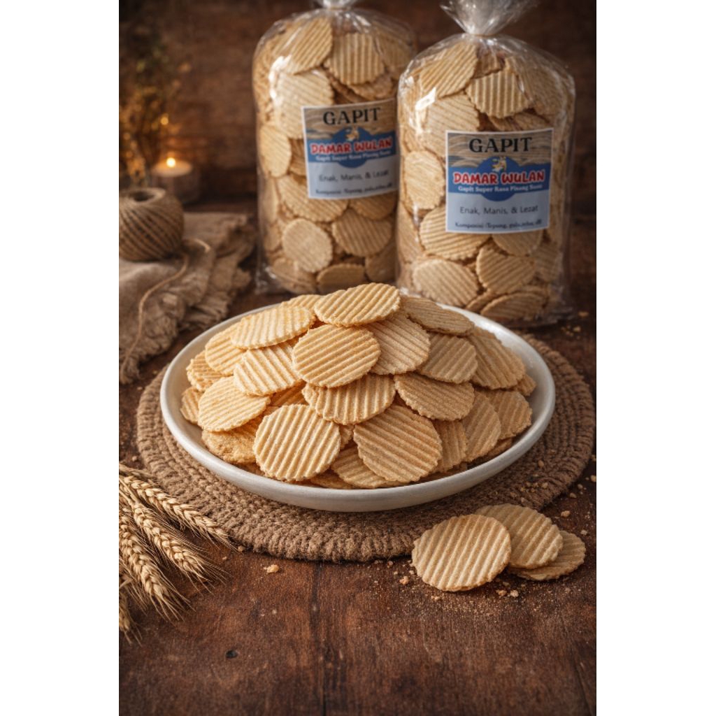 1 ball kue gapit rasa terbaru PISANG SUSU isi 250gram termurahh