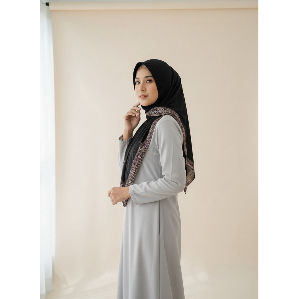 Callista Series Hijab Segi Empat Motif Premium, hijab segi empat motif eksklusif, hijab segi empat m