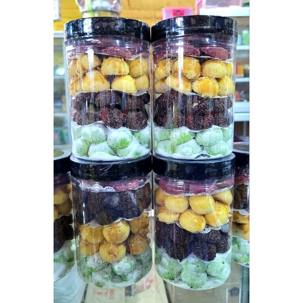 Cookies Mix (Nastar, Coklat Rambutan, Putri Salju, Red Velvet Cookies)