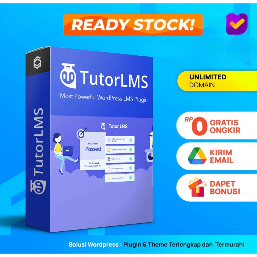Tutor LMS Pro Most Powerful WordPress LMS Wordpress Plugin Unlimited Domain
