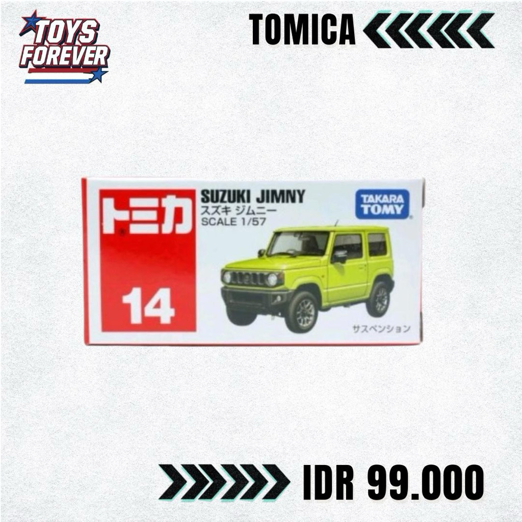 Tomica No.14 Suzuki Jimny Diecast