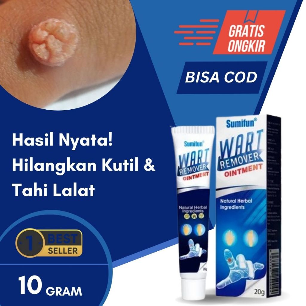 [Original] Wart Remover Cream - Penghilang Kutil Sumifun Remover Wajah Leher Tubuh