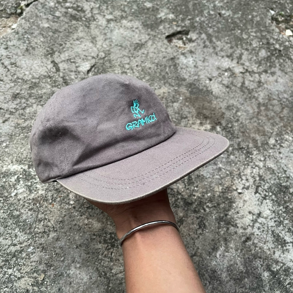 GRAMICCI - ADJUSTABLE EAR FLAP CAP DARK GREY