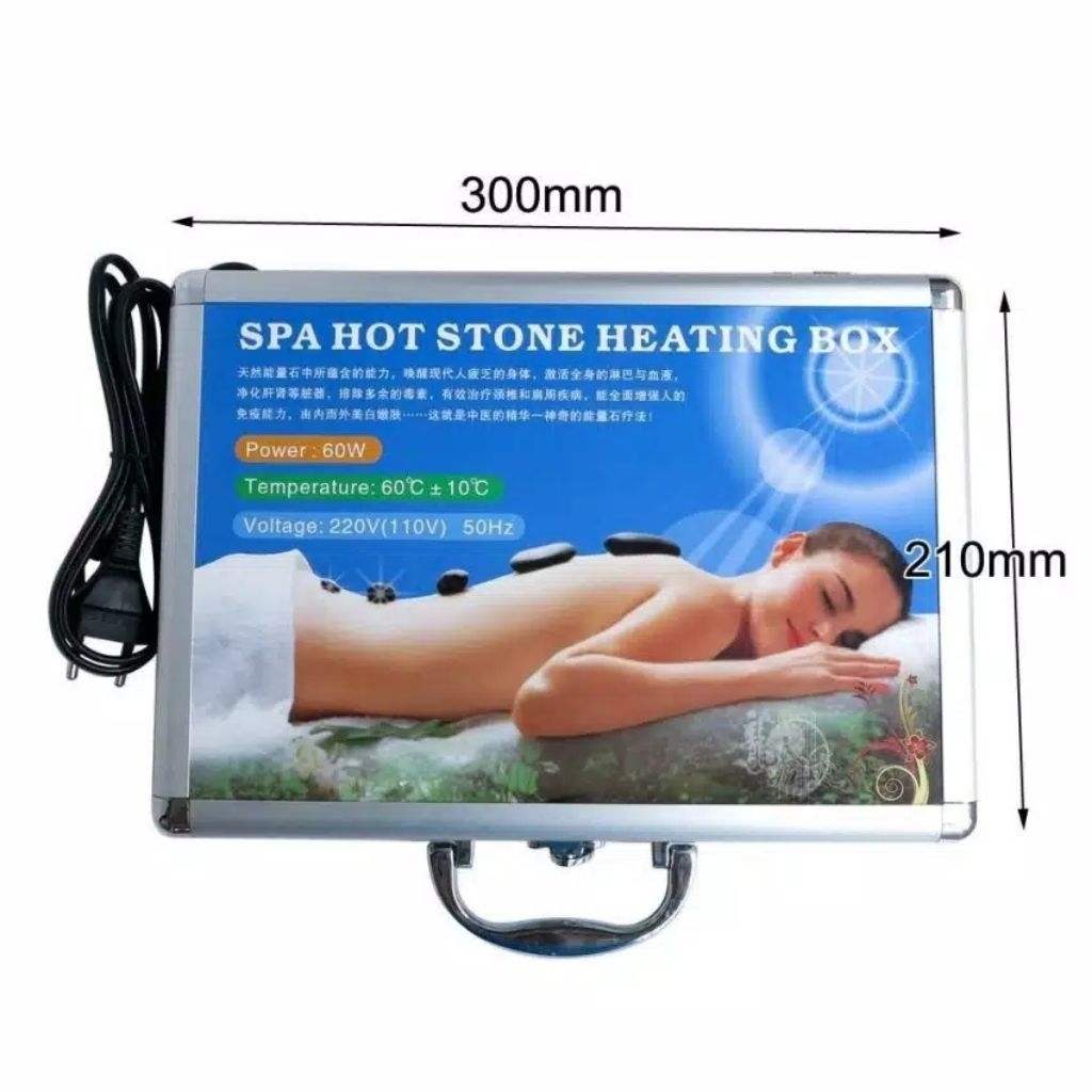 HOT SALE 1 set Hot Stone massage batu panas spa